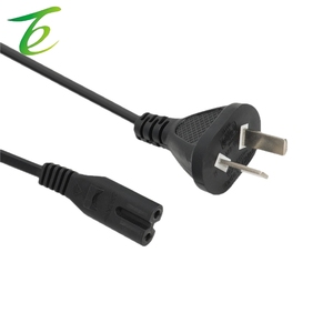 Çıplak kuyruk siyah düz fiş arjantin stdard sertifikası ile splay kuyruk gücü fişli kablo ile iki çekirdekli arjantin - Product Image 5