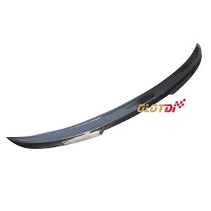 MP Style Dry Carbon Fiber <b>Boot</b> Lip Rear Trunk Spoiler Wing for 2017-2020 for Hyundai Genesis G70 Model Ducktail - Product Image 6