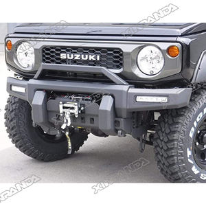 Barre taureau <span class=keywords><strong>Jimny</strong></span> 3 portes équipée d'un support de treuil pare-chocs avant <span class=keywords><strong>Jimny</strong></span> 3 portes en acier <span class=keywords><strong>pour</strong></span> <span class=keywords><strong>Suzuki</strong></span> <span class=keywords><strong>Jimny</strong></span> Jb64W - Product Image 4