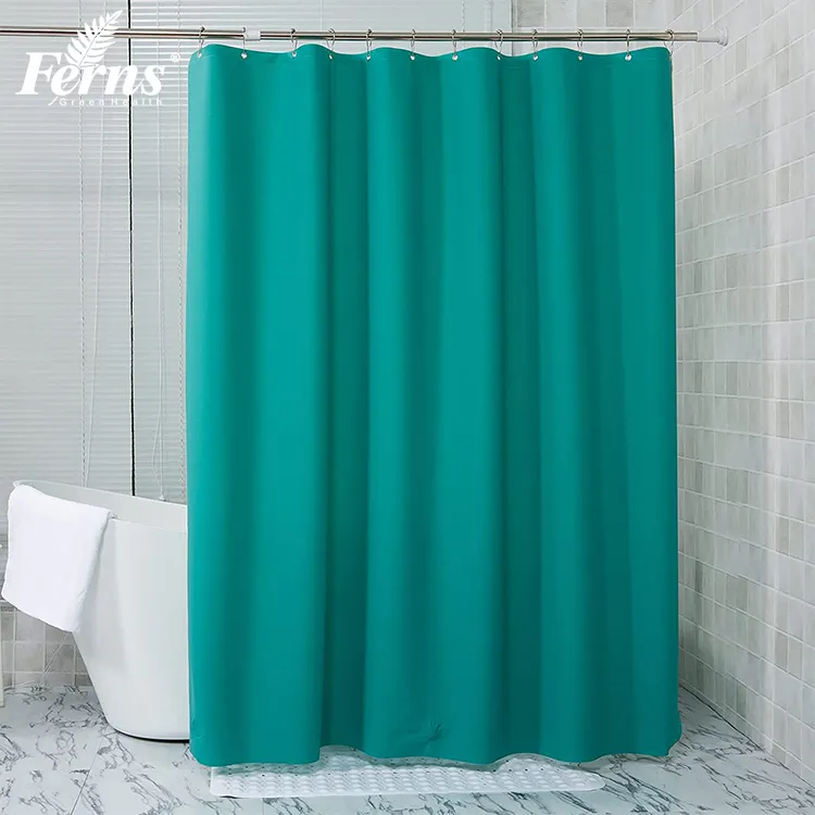 Luxury Waterproof Peva Plastic Shower Curtain Liner Shower Curtains for Bathroom