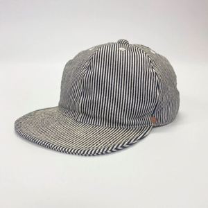 Nouvelle Arrivée Été 2026 : Casquette Snapback 6 Panneaux Classique Rayée en Coton Extensible avec Sangle Réglable Bleu et Blanc de Haute Qualité - Product Image 1