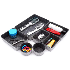 Séparateurs <span class=keywords><strong>de</strong></span> tiroirs en feutre, inserts pour boîtes <span class=keywords><strong>de</strong></span> <span class=keywords><strong>rangement</strong></span>, paniers à jouets, cubes <span class=keywords><strong>de</strong></span> <span class=keywords><strong>rangement</strong></span> pour étagères, organiseurs <span class=keywords><strong>de</strong></span> bureau, plateaux peu profonds pour la maison - Product Image 5