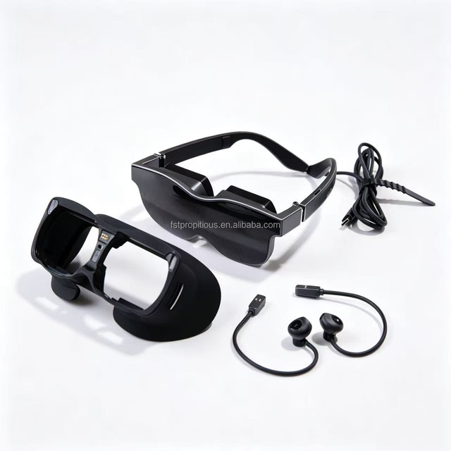 ENMESI V60 AR Smart Glasses with 70 Degrees FOV 1080P Resolution and USB-C Connectivity Head Mounted Display