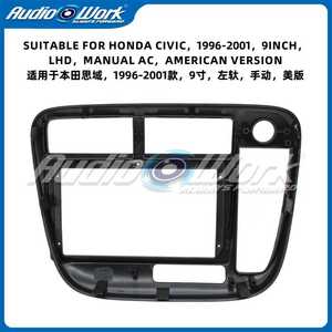 <span class=keywords><strong>Precio</strong></span> al por mayor: Marco de radio para coche Android duradero de 9 pulgadas para <span class=keywords><strong>Honda</strong></span> Civic 96-01, LHD, con aire acondicionado manual, para coches americanos - Product Image 3
