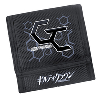 Portefeuille en nylon à trois volets pour adolescents, impression de logo personnalisé, fermeture à bande magique, petit portefeuille, porte-cartes multiples, poche à monnaie, cadeau souvenir pour les fans