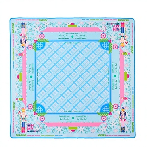 Tapis de <span class=keywords><strong>Mahjong</strong></span> Moderne en Gros, Surface Antidérapante en Caoutchouc, Imperméable, Conception Anti-Plis, Pliable, pour 4 Joueurs (<span class=keywords><strong>Mahjong</strong></span>/Poker) - Product Image 4