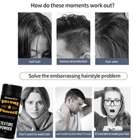 Polvo de textura Fluffy Hair Control de aceite No Greasy Styling Texturizing Spray Hair Volume Powder para hombres