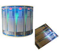 Rollo de Etiquetas de Seguridad con Holograma Dorado Personalizado, Etiqueta de Seguridad Antifalsificación, Etiqueta de Holograma 3D de Autenticidad