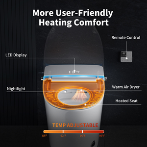 Déstockage : WC intelligent sans réservoir au design moderne, idéal pour les projets <span class=keywords><strong>de</strong></span> rénovation d'appartements - Product Image 4