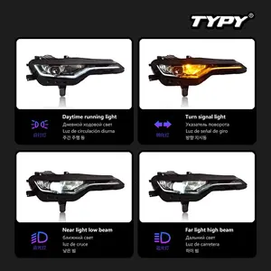 Kit de Faros LED para Chevrolet Camaro SS 2018-2022 con DRL y Señal de Giro Dinámica, Temperatura de Color de 6000K, Nueva Actualización - Product Image 4