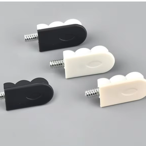 Sistema de elevación de puertas de gabinete 3 en 1 de plástico y acero, conectores de herrajes chapados para muebles, diseño no desmontable, amortiguador único - Product Image 6