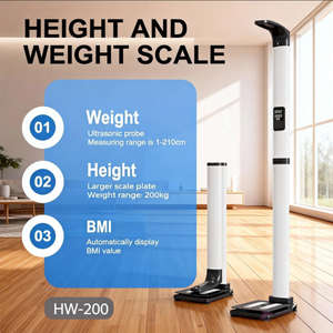 Báscula Digital Electrónica Corporal con Pantalla LED para Medir Altura y Peso, Personalizable, Compatible con OEM y ODM, Versión Estándar - Product Image 1