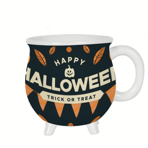 GZYSL creativo personalizable Halloween Witch's Brew <span class=keywords><strong>Caldero</strong></span> Taza <span class=keywords><strong>de</strong></span> cerámica 500ml taza <span class=keywords><strong>de</strong></span> café <span class=keywords><strong>de</strong></span> porcelana negra Logo accesorio <span class=keywords><strong>de</strong></span> fiesta - Product Image 6