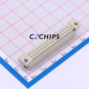 HC-CZ254-2-16-Z-11.5-G0-M DIN41612 Connector Through hole Component (THT),P=2.54mm Connector - Product Image 2