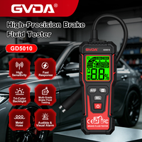 Testeur de liquide de frein numérique GVDA GD5010, détecteur d'humidité du liquide de frein automobile, sonde pour liquide de frein DOT3, DOT4, DOT5.1, ENV4, ENV6