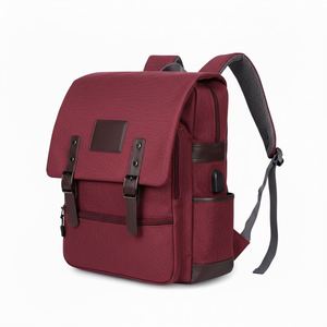 Vintage Laptop <b>Backpack</b> Fits 15.6Inch Laptop With USB Charging Port Custom Logo OEM ODM Manufacturer - Product Image 3