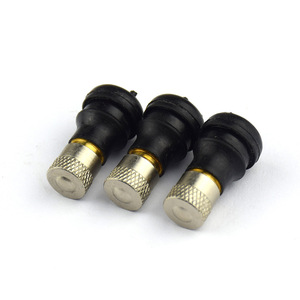 Tiges de valve sans chambre à air pour vélos électriques, trottinettes, VTT, en cuivre, type valve américaine, pièces de rechange pour pneus pleins - Product Image 1