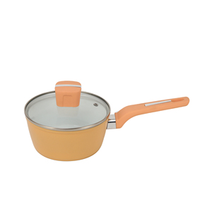 Juego de Utensilios de Cocina de Aluminio Naranja con Revestimiento Cerámico Premium al por Mayor, LFGB, Libre de PFOA, Ollas Antiadherentes, Sartén, Sartén <span class=keywords><strong>para</strong></span> Asar - Product Image 3