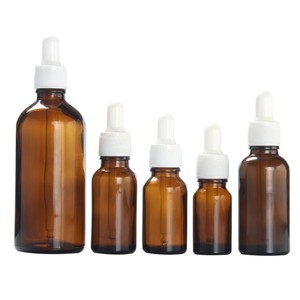 5ml/10ml/15ml/20ml/30ml/50ml/100ml Brown <strong>Pipette</strong> <strong>Bottle</strong> Essential Oil Essence Glass Vial Anti-theft Cap Brown Cosmetic Container - Product Image 3