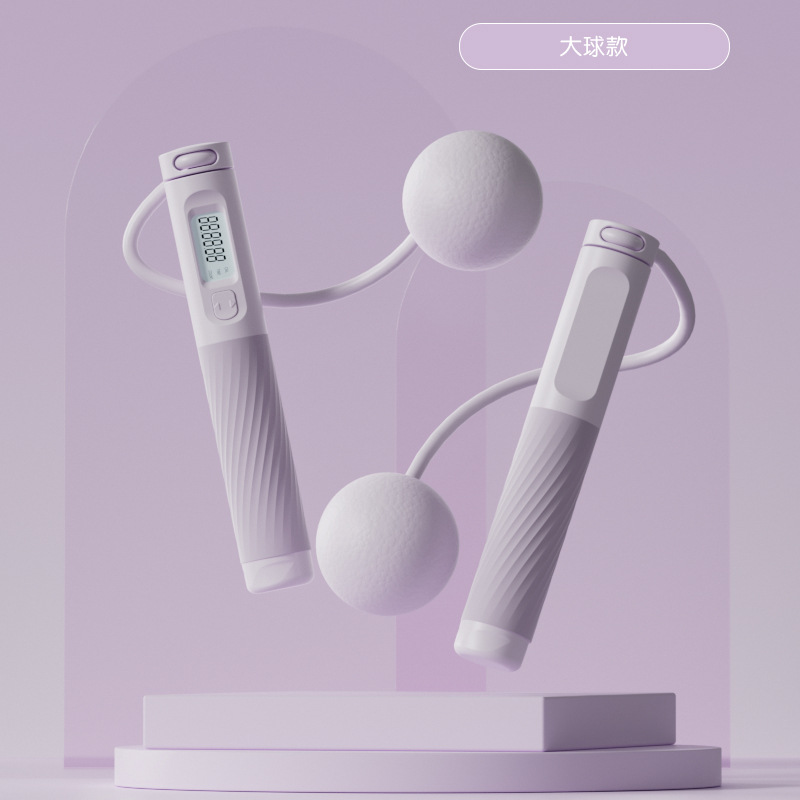 Style grosse boule violette