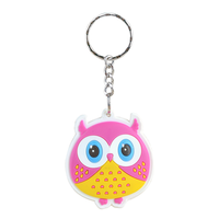 Etiqueta RFID NFC Mini Personalizada de PVC+Epoxi con Personajes de Dibujos Animados para Niños, Escanea para SOS, Resistente al Agua y a la Intemperie, 13.56MHz, Llavero