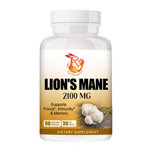 Capsules de Crinière de Lion OEM ODM avec Poudre de Champignon Crinière de Lion pour Soutenir la Concentration, l'Immunité et la Mémoire - Product Image 1