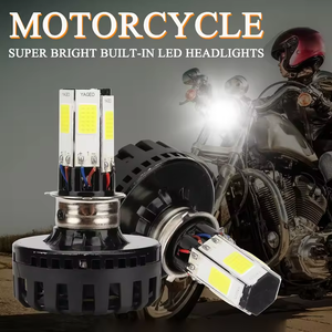 ไฟสปอร์ตไลท์ LED สำหรับมอเตอร์ไซค์ 6 ด้าน COB พร้อมเลนส์ 10 ชิ้น สำหรับไฟตัดหมอก-อุปกรณ์ตกแต่งมอเตอร์ไซค์ - Product Image 2