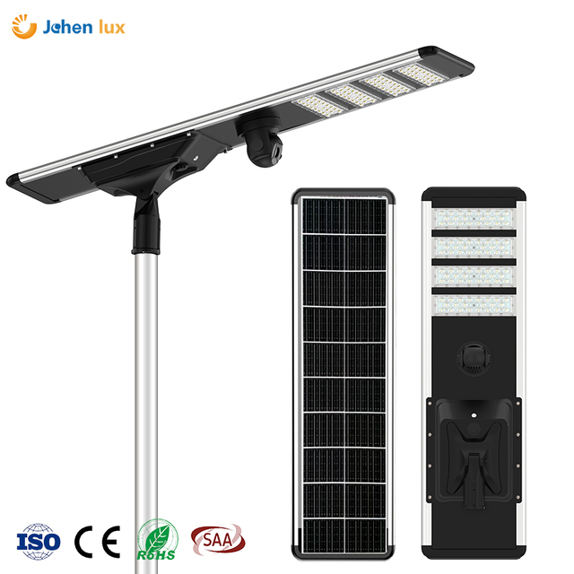Best Waterproof IP66 Automatic 100W-300W Smart Aluminum Housing All-in-One Solar LED Street Lights CE Certified 5-Year Warranty