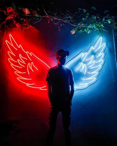 Insegna al Neon LED Personalizzata su Misura, <span class=keywords><strong>Ali</strong></span> d'<span class=keywords><strong>Angelo</strong></span> in Acrilico <span class=keywords><strong>per</strong></span> Decorazione Edifici, Eventi, Negozi, Scuole, Tubo LED - Product Image 3