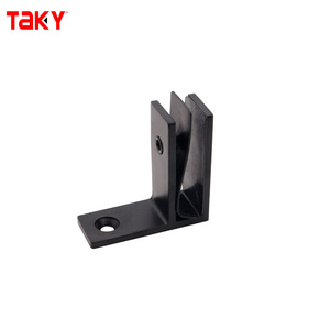 Soporte de pared de acero inoxidable para vidrio, abrazadera para vidrio de valla de piscina, clip de vidrio de puerta a pared - Product Image 2