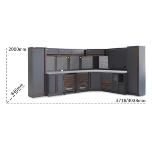 Beta C45PRO 2.0 FX meuble d'atelier 3718/3038x645x2000mm avec plateau et bobines en acier - Product Image 2