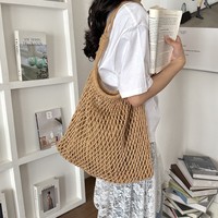 Sac tissé simple et décontracté, personnalisé, tendance, pour vacances à la plage, style occidental, grande capacité, sac fourre-tout à bandoulière, modèle unique