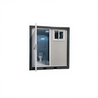 Toilettes préfabriquées portables en conteneur, équipées d'un lavabo, d'une douche, d'un WC, avec séparation humide/sèche, pour le camping et l'hébergement hôtelier