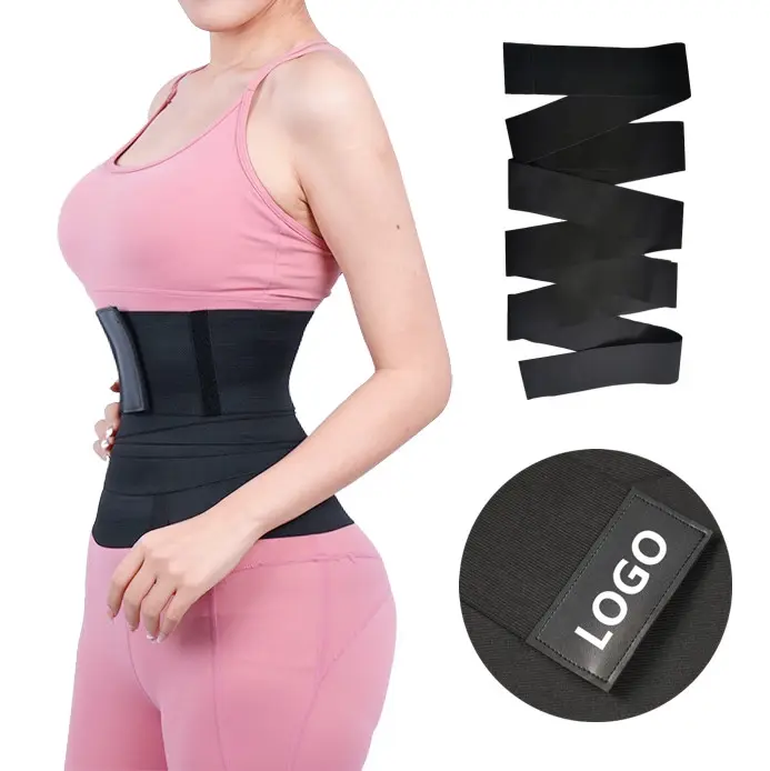 Tummy Belly Taille Trainer Bandage Wrap Band 4 Meter Trimmer 5 Meter Afslanken Riem Taille Wrap