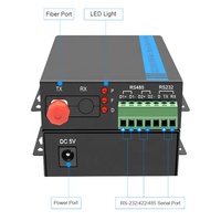 Convertidor de datos a módem de fibra óptica RS232, RS485, RS422, 3 en 1, RS-232/485/422