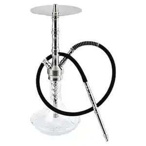 Modern style Stainless Steel shisha Russia style shesha ready to ship Smoking hookah for whole set