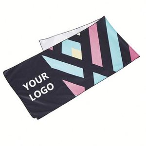 Serviettes de sport en microfibre rafraîchissantes, douces et respirantes, avec sac étanche et mousqueton pour la course, les voyages et l'escalade - Product Image 1