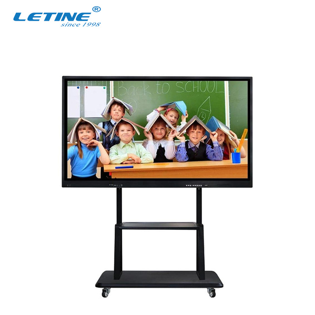 Smart Interactive Whiteboard with OPS PC Dual OS for Meeting Room School Digital Board Interactive Whiteboard for Classroom