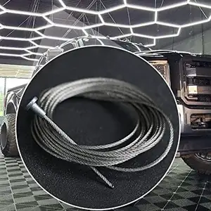 Ceiling Hanging steel Wires Suspension Steel Cable kit for LED Panel Light | DIY Hexagon Lights Chandeliers