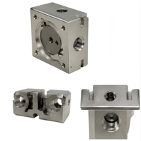 Bloque de Colector de Aluminio 6061 Mecanizado por CNC, Fresado, Taladrado y Roscado de Precisión, Piezas OEM, Suministro al por Mayor de Fábrica