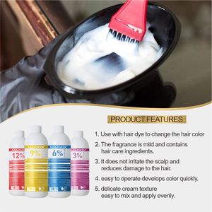 Maiqeix Muestra Personalización 3% 6% 9% 12% 10 20 30 40 Vol Tinte para el cabello profesional Peróxido Desarrollador Blanqueador Volumen Oxidante 1000Ml - Product Image 3
