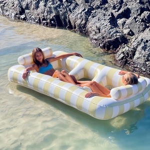Flotador Inflable para Piscina de 2 Personas, Isla Flotante para Agua, Colchoneta Flotante para Playa, Anillo de Natación Inflable para Relajación - Product Image 4