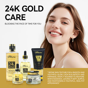 DR.ROSEVA Coffret Cadeau de Soins de la Peau de Luxe Éclat et Fermeté à l'Or 24K 5 Pièces avec Sérum à l'Acide Hyaluronique et Niacinamide - Product Image 3
