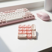 Custom Keycaps Classic Keycap Set Cherry Profile Aesthetic Design Keycap Set Durable PBT Keycaps for Mechanical Keyboards