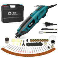 Mini-meuleuse électrique portable haute vitesse 110V/220V avec mandrin de 2,4-3,5 mm et ensemble de 125 accessoires pour usage domestique et industriel