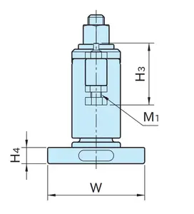 GXH Used When Managing Clamping Force With Torque Wrench Hexagon Nut Type Rotary Quick Fixture