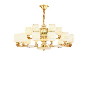 EYPHI Chinese Style Copper Chandelier For Living Room Bedroom Home <b>Lighting</b> - Product Image 4