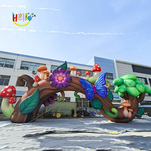 Tùy chỉnh quảng cáo tổ chức sự kiện lối vào nhà máy chủ đề Đảng trang trí Inflatable nhiệt đới vòm - Product Image 4