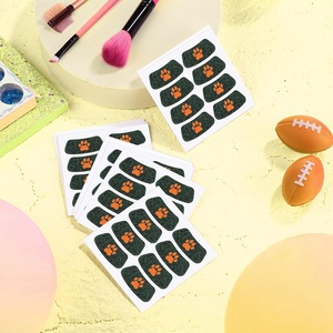 Adesivi per Tatuaggi Temporanei con Impronte di <span class=keywords><strong>Zampe</strong></span> di Animali Domestici, Decorazioni per Feste ed Eventi Sportivi, 12 Paia, Stampa Digitale su Pellicola PET - Product Image 3