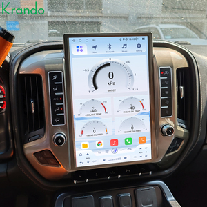 Lecteur DVD de voiture 14,5'' pour <span class=keywords><strong>Chevrolet</strong></span> <span class=keywords><strong>Silverado</strong></span> GMC Sierra <span class=keywords><strong>2014</strong></span>-2018 Android Auto Carplay sans fil Navigateur GPS Radio Qualcomm 4G - Product Image 4
